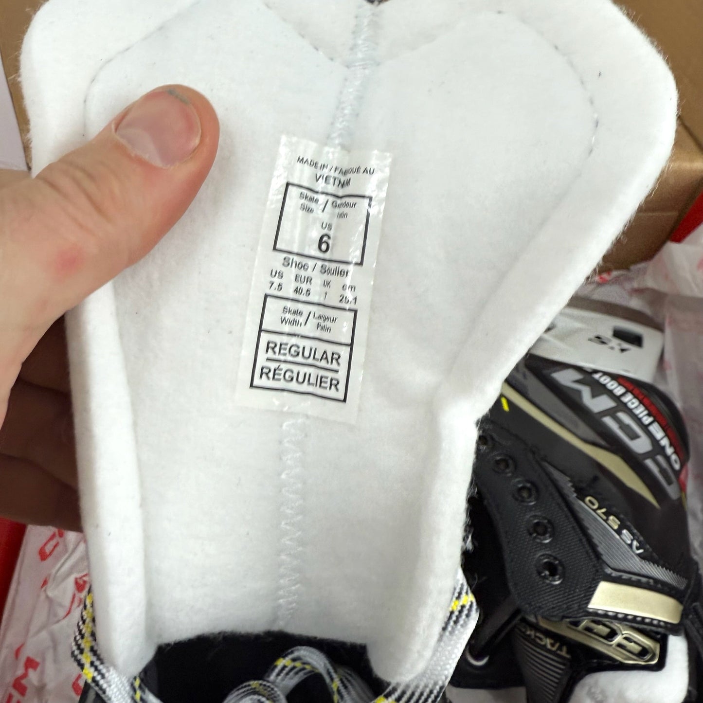 New CCM Tacks AS570 Skates | 6 Regular | CCM477 - Top Flight Hockey