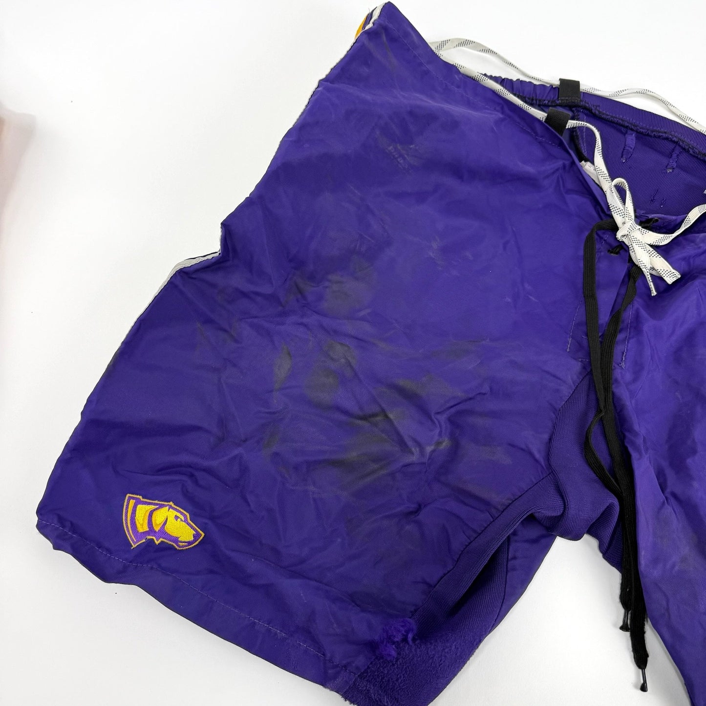 Used Purple and Yellow CCM PP10 Goalie Shell | Sr Large/XL | E347 - Top Flight Hockey