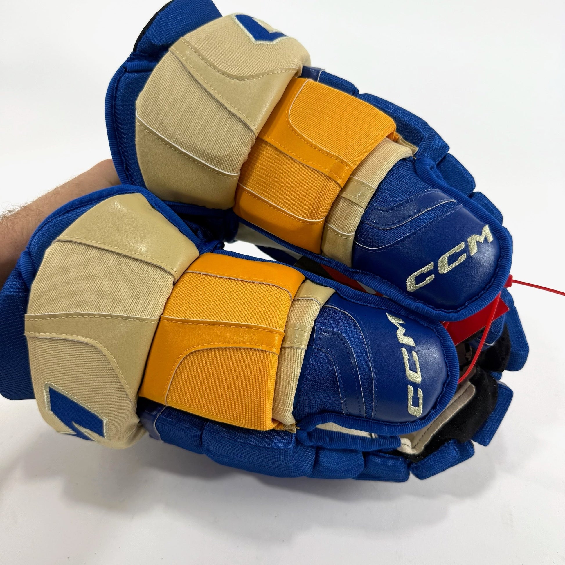 New STL Blues Heritage CCM HGCL Pro Gloves | 15" | Joshua | D129 - Top Flight Hockey