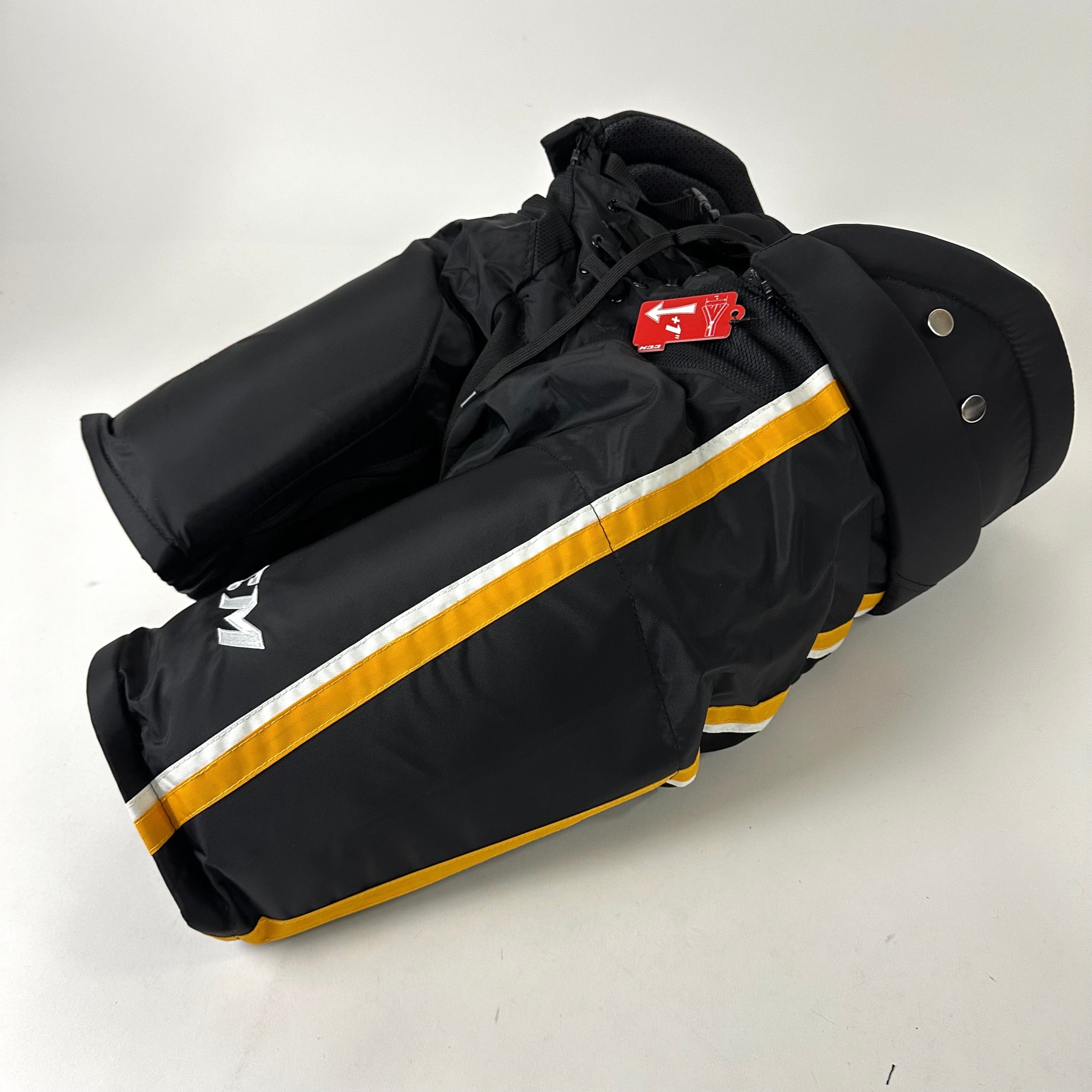 Brand New CCM HPTK Pro Pants - Third Calgary Flames - XL +2" - Top Flight Hockey