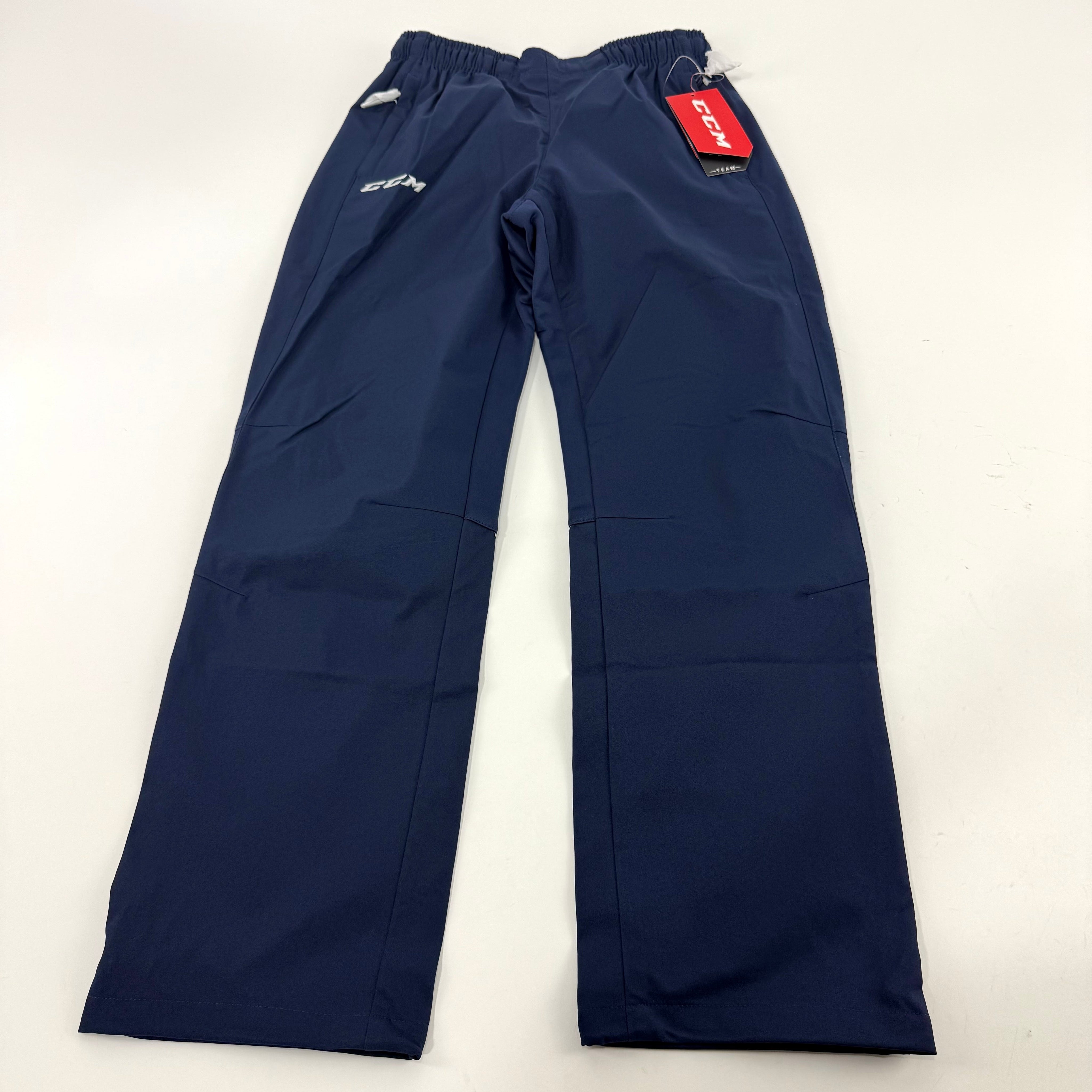 New Navy CCM Youth Hockey Warm Up Pants | Youth L | #888600714882 - Top Flight Hockey