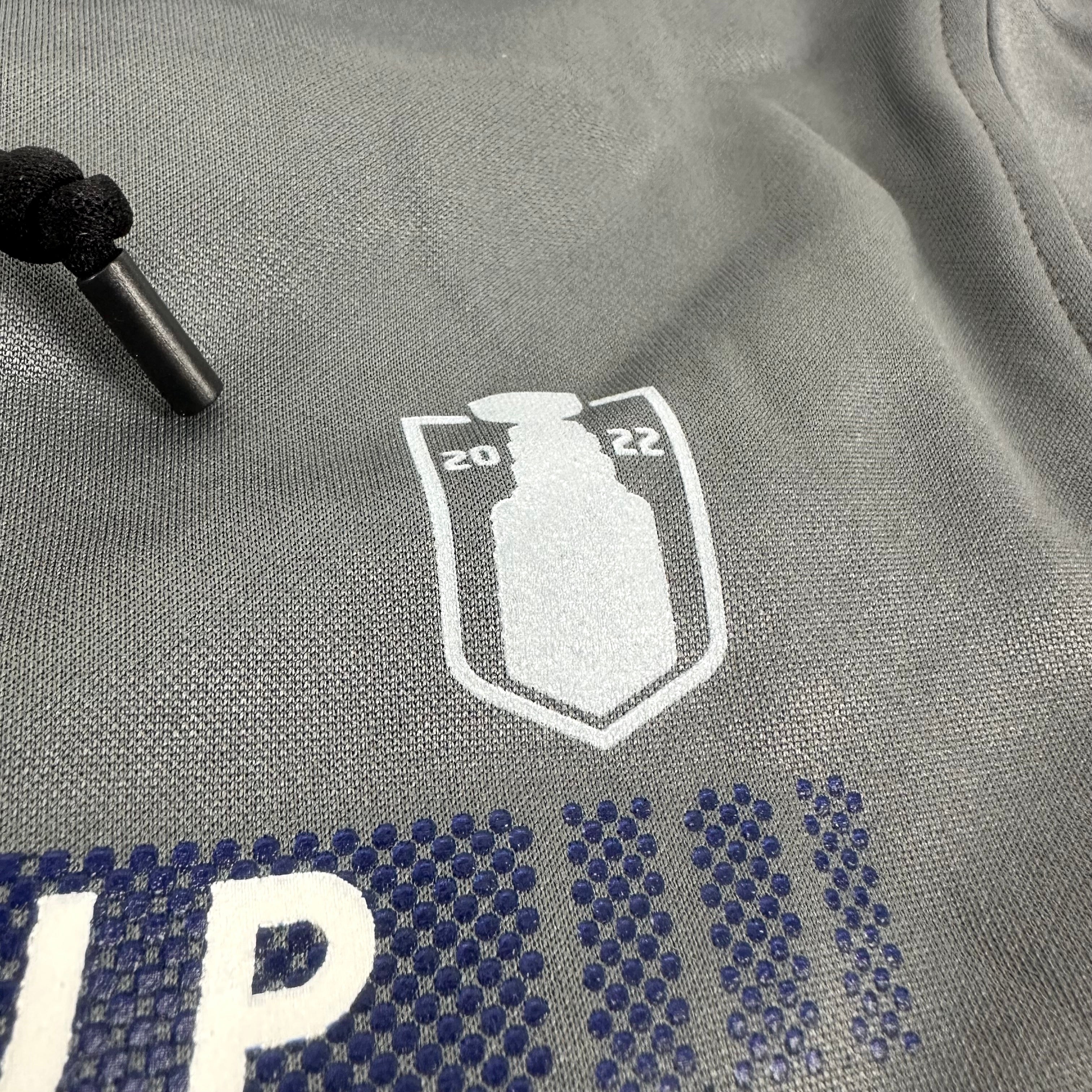 Brand New Grey Tampa Bay Lightning Fanatics Stanley Cup Playoffs 2022 Sweatshirt | #TBL282 XL - Top Flight Hockey