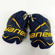 New Navy and Yellow Bauer Vapor 1x Pro Gloves | 15" | B578 - Top Flight Hockey