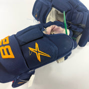 Used Navy STL Blues Bauer Vapor 2x Pro Gloves | 14" | D100 - Top Flight Hockey