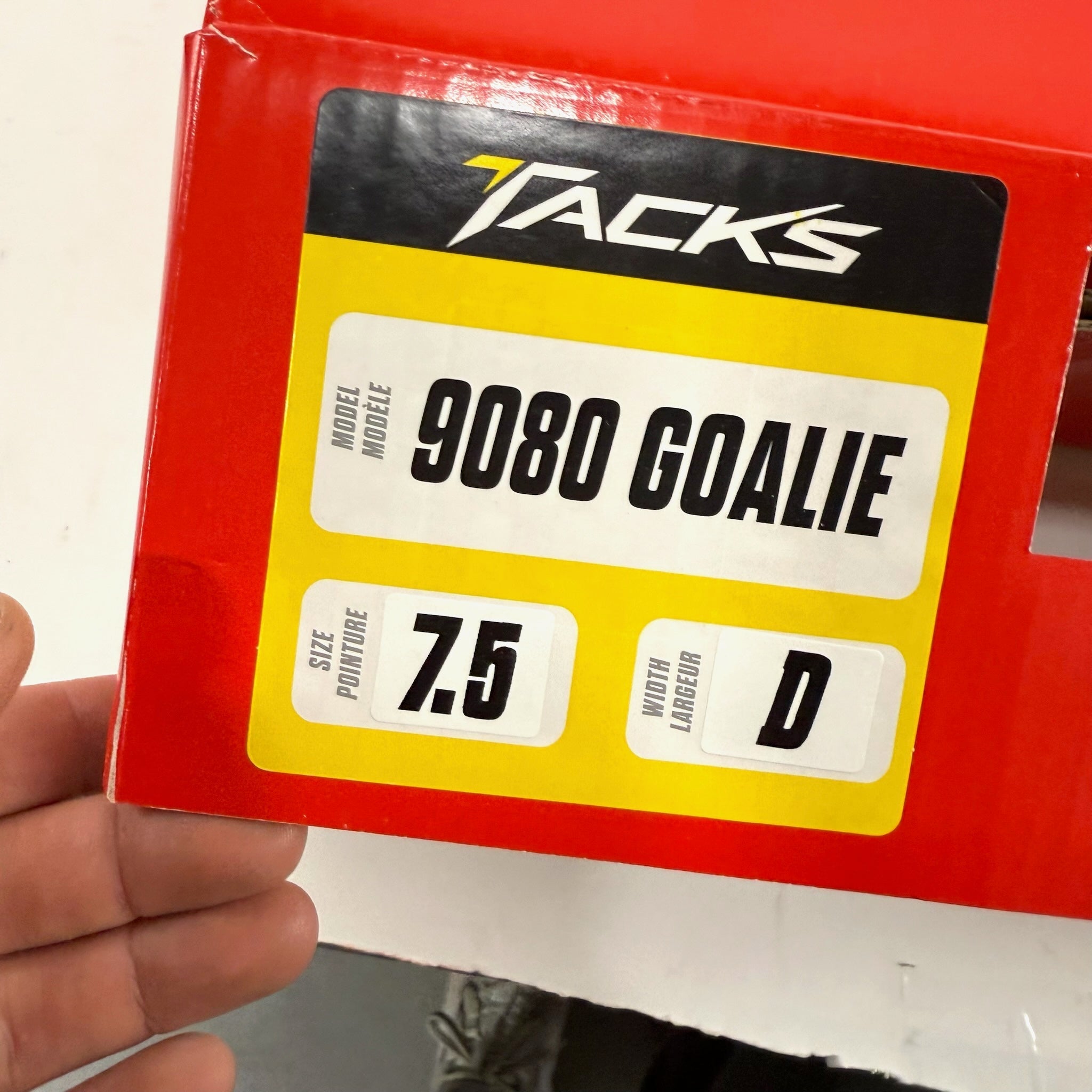 New CCM Tacks 9080 Goalie Skates | 7.5 D - Top Flight Hockey