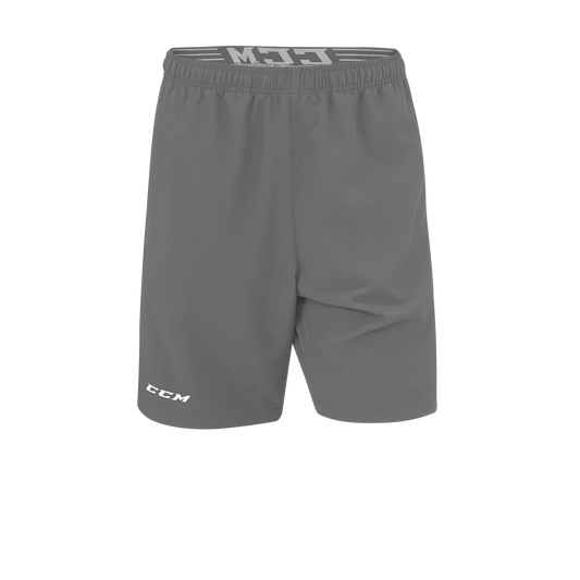 New CCM Charcoal Team Woven Short | Senior L | #191520525392