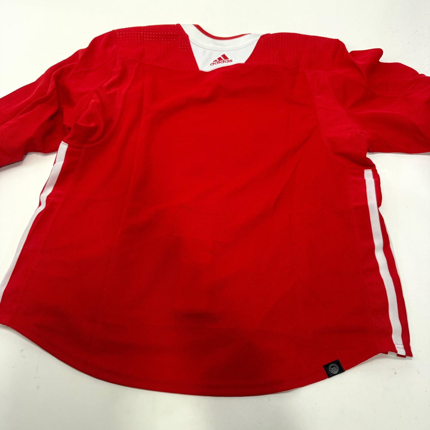 Used Red Prime Green Chicago Blackhawks Adidas MIC Practice Jersey | Size 56 - Top Flight Hockey