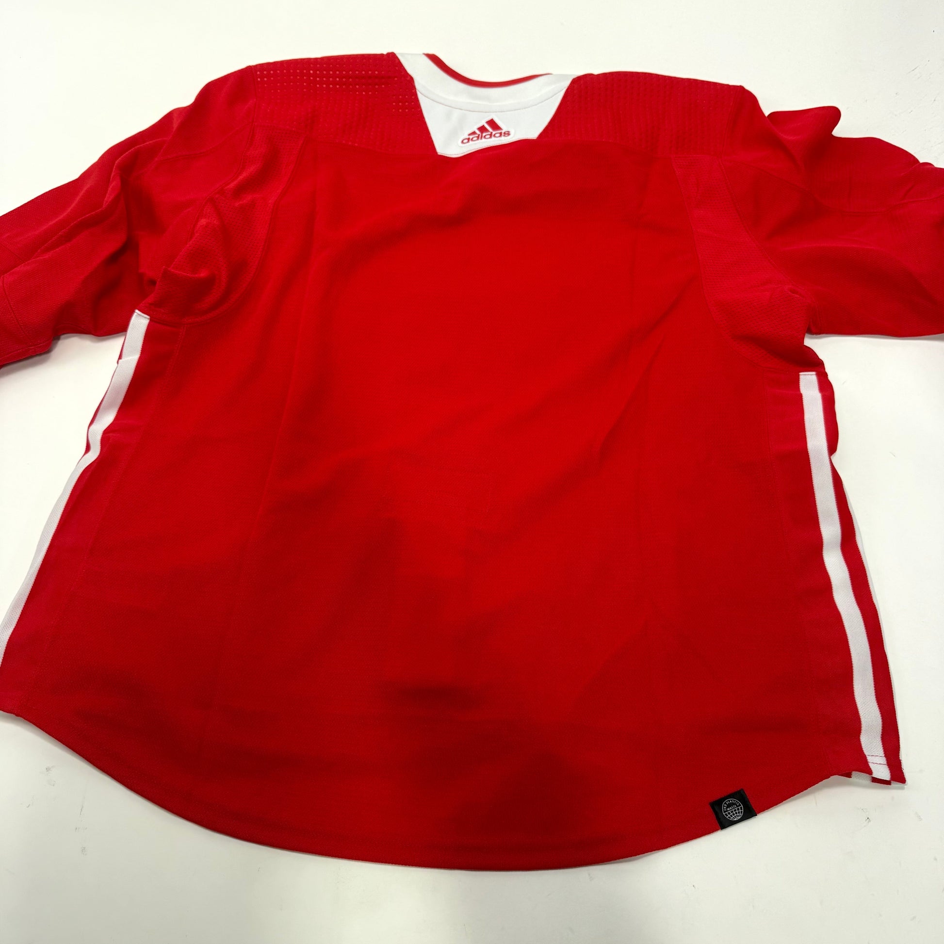 Used Red Prime Green Chicago Blackhawks Adidas MIC Practice Jersey | Size 56 - Top Flight Hockey