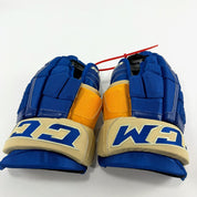 Used Once STL Blues Heritage CCM HGCL Pro Gloves | 14" | D171