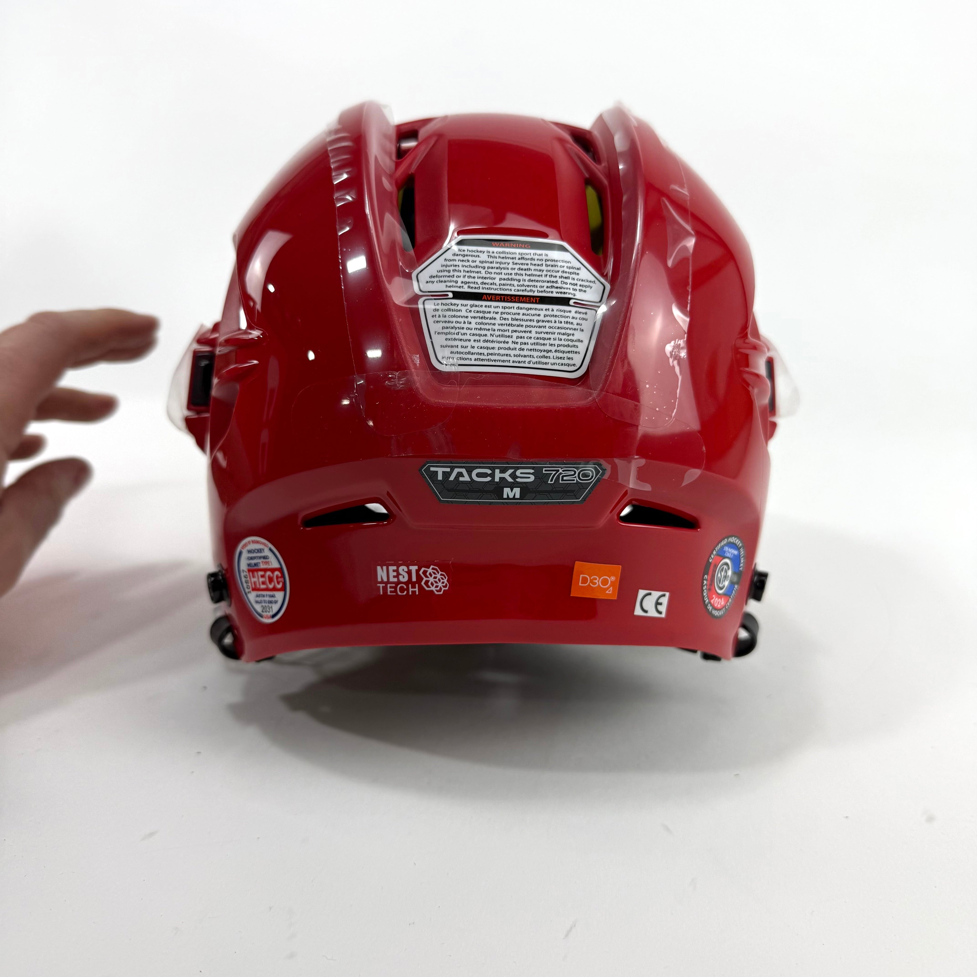 New Red Tacks 720 Helmet | Medium - Top Flight Hockey