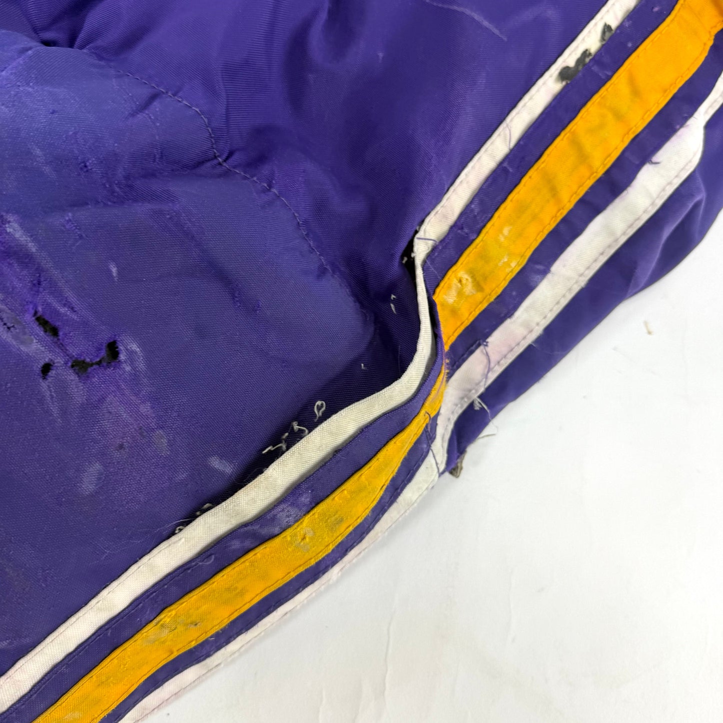 Used Purple/Yellow CCM Tacks 65C Pants | Medium | E548