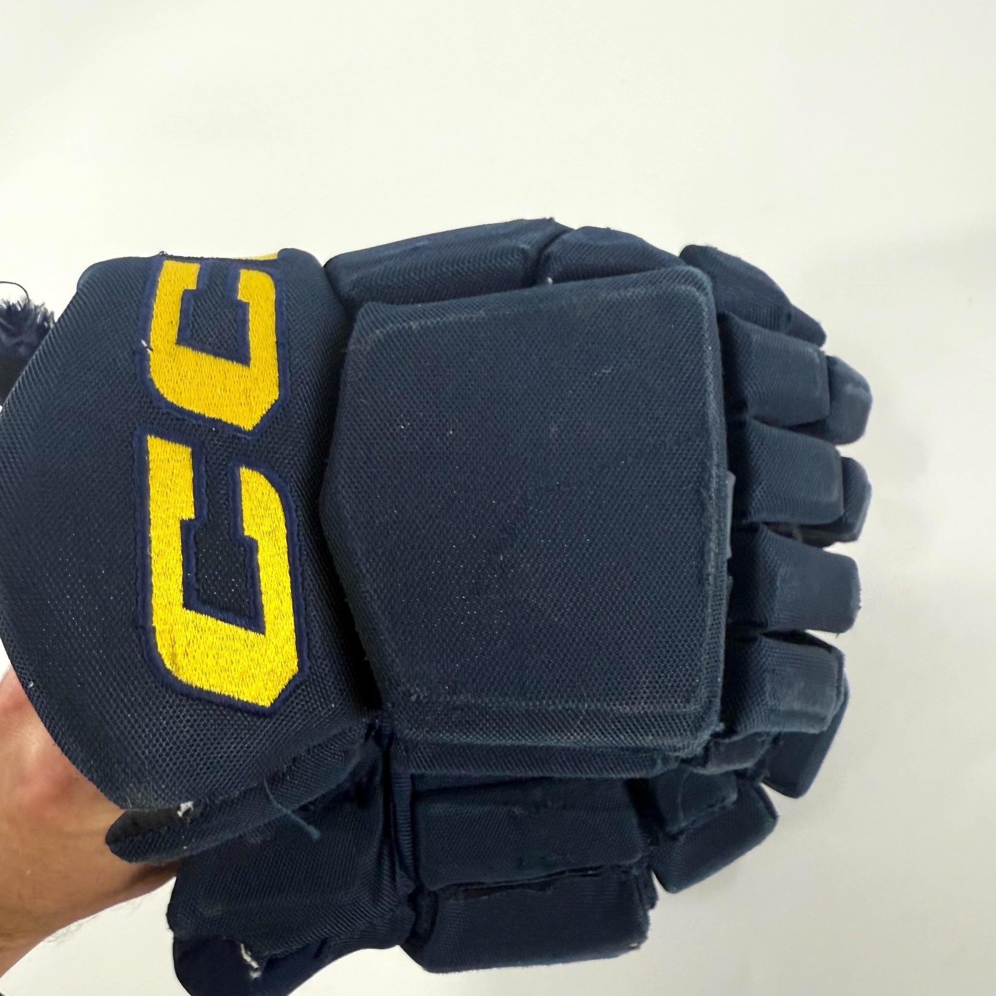 Used Navy STL Blues CCM HGTKPP Gloves | 13" | McGing | D99