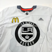 Used LA Kings White MIC Adidas Practice/Camp Jersey | Inamoto | Size 56 | #43