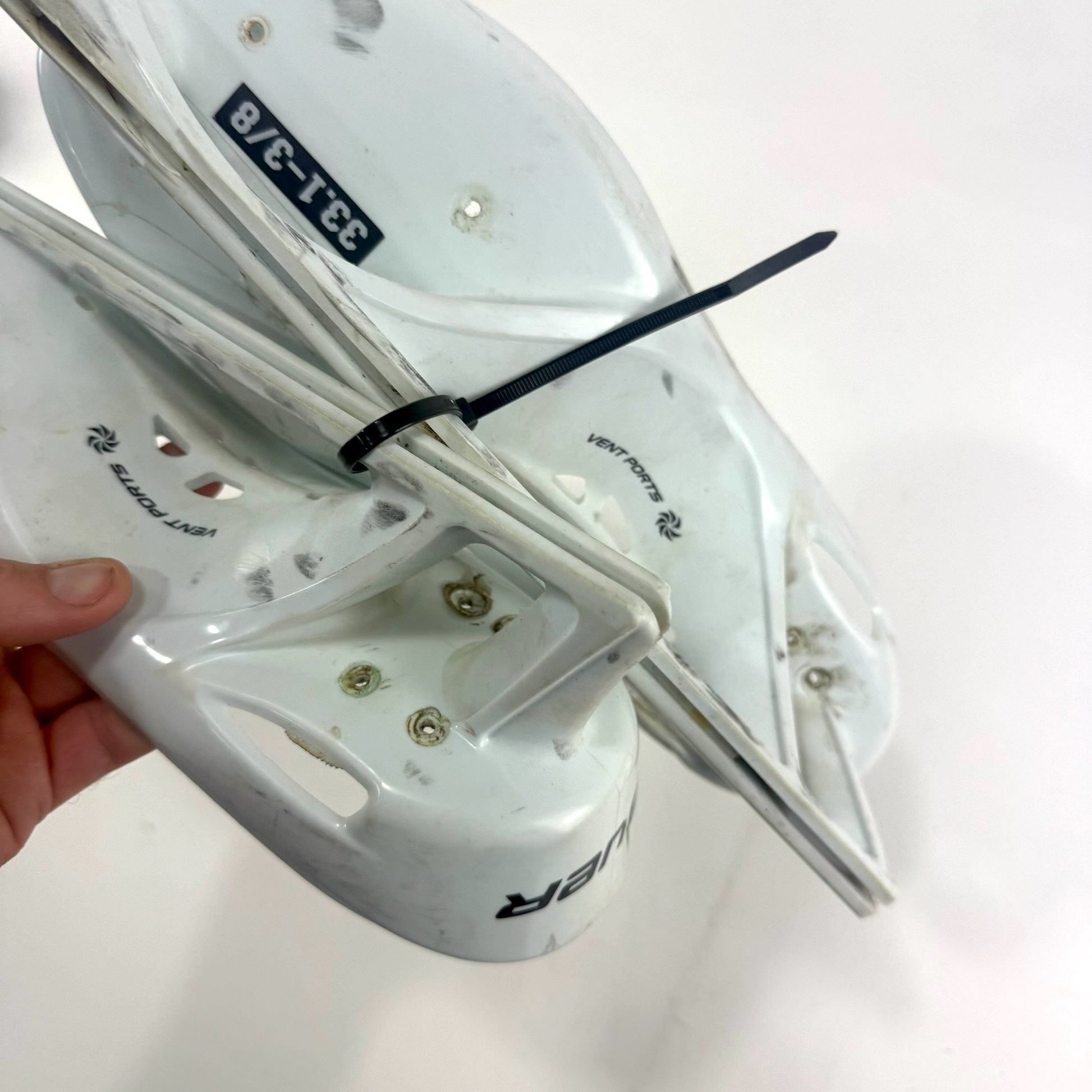 Used Bauer Goalie Cowlings | SIze 11 | Scott Darling #33 | E231 - Top Flight Hockey