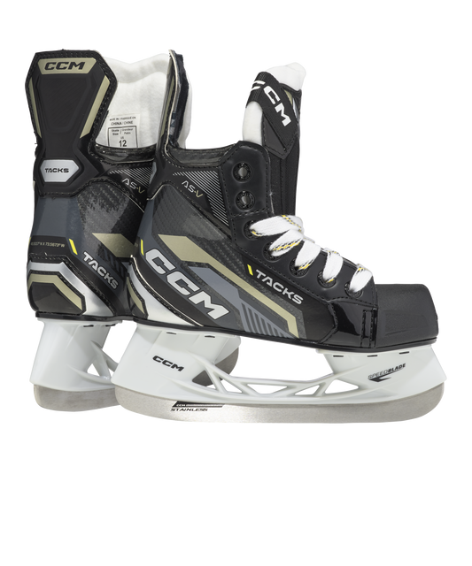 New CCM Super Tacks AS-V Skates | Size Youth 12 Regular - #F436 - Top Flight Hockey