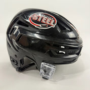 Used Black Chicago Steel Bauer Re-akt 150 Pro VN Helmet | SR S | R595 - Top Flight Hockey