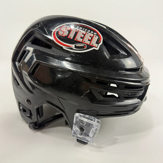 Used Black Chicago Steel Bauer Re-akt 150 Pro VN Helmet | SR S | R595