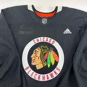 BRENTON #54 - Black Chicago Blackhawks Practice Jersey - Adidas MIC Size 58 - Top Flight Hockey