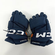 Used Navy CCM Jetspeed Pro Gloves | 14" | D362