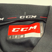 New Black CCM Youth Team Polo | Youth L | #191520162566 - Top Flight Hockey