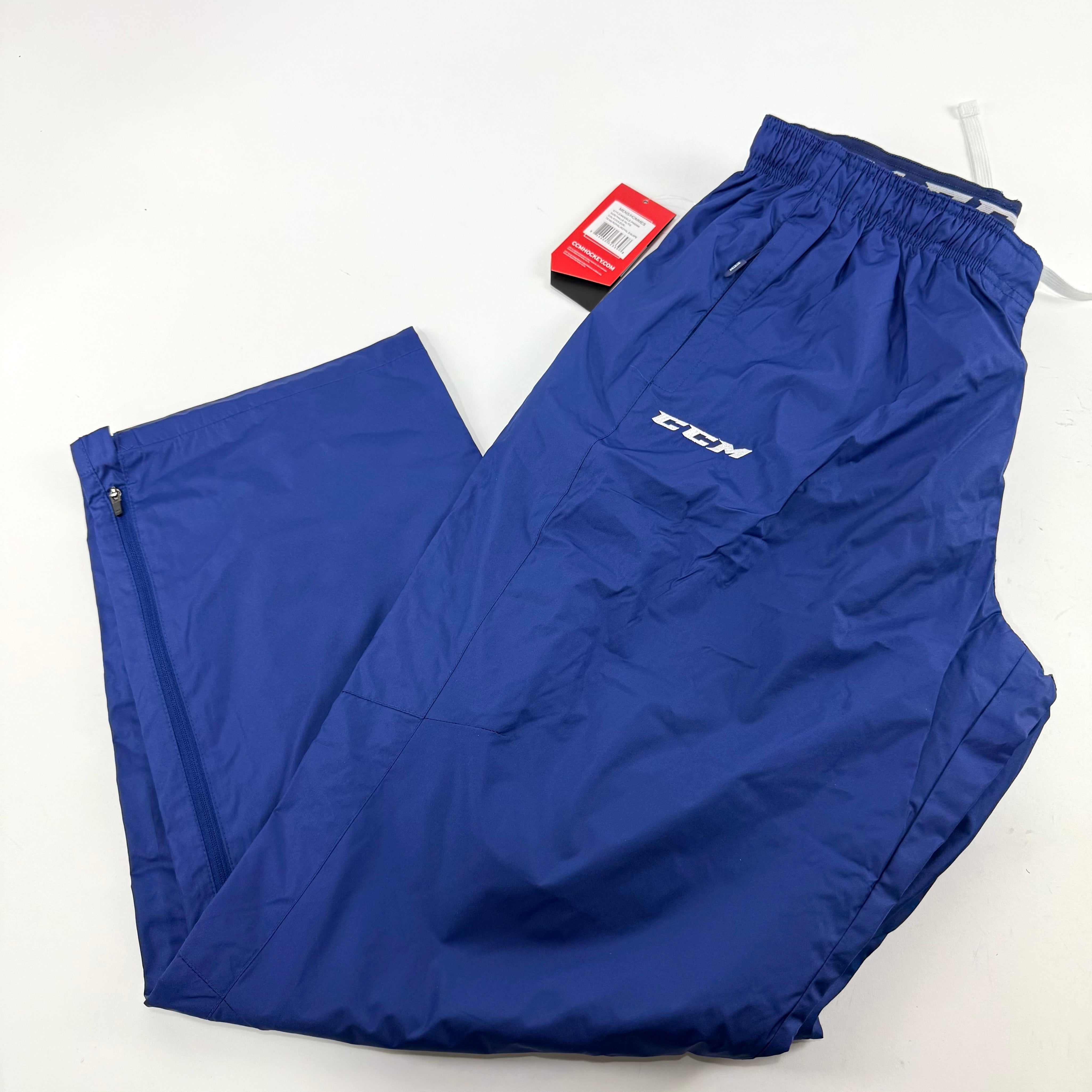 New Royal Blue CCM Adult Hockey Warm Up Pant | Senior XL | #888600323398 - Top Flight Hockey