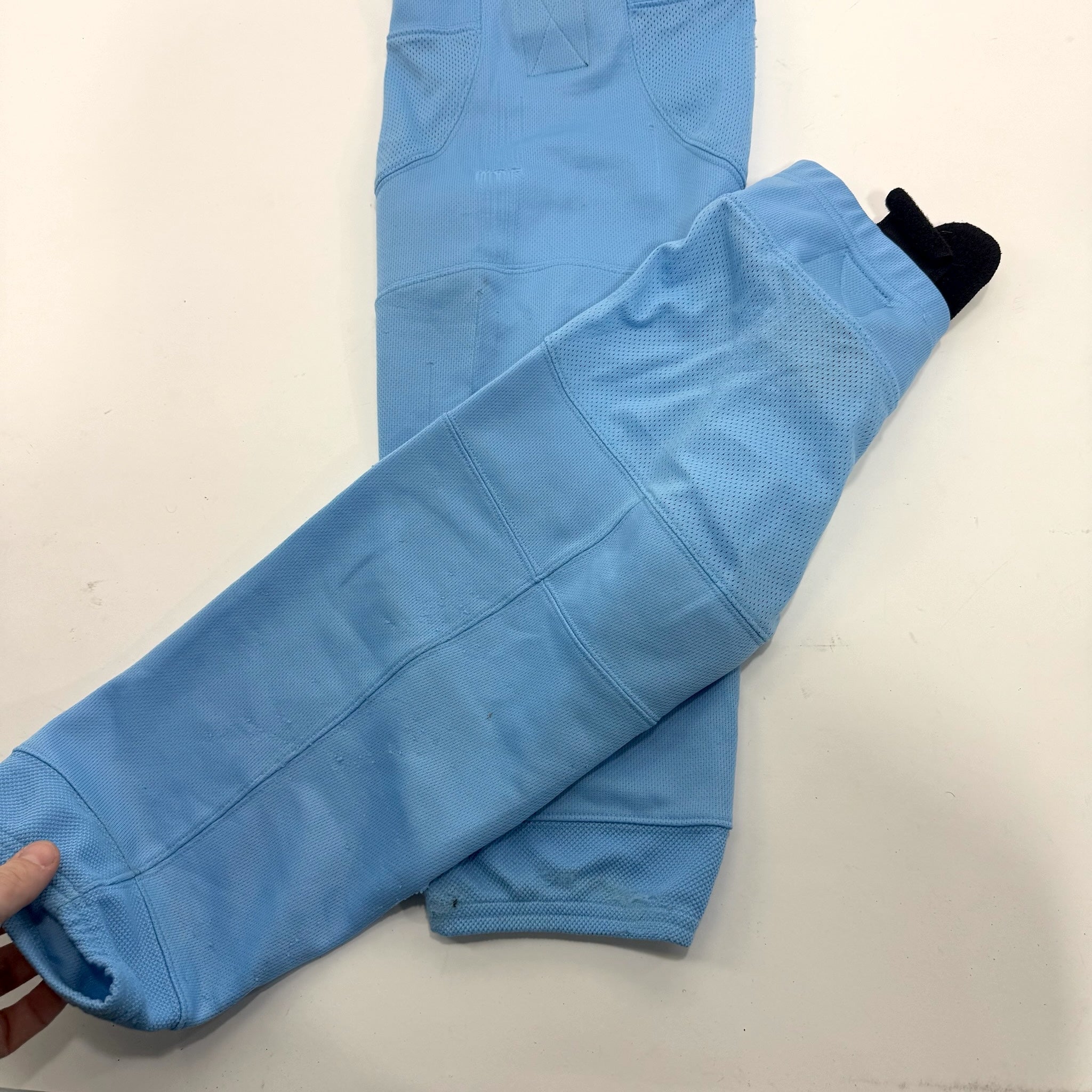 Used Baby Blue Tron Socks | 24" | #A38 - Top Flight Hockey