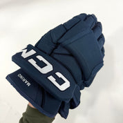 Used Navy CCM HG12 Gloves | 14" | D376