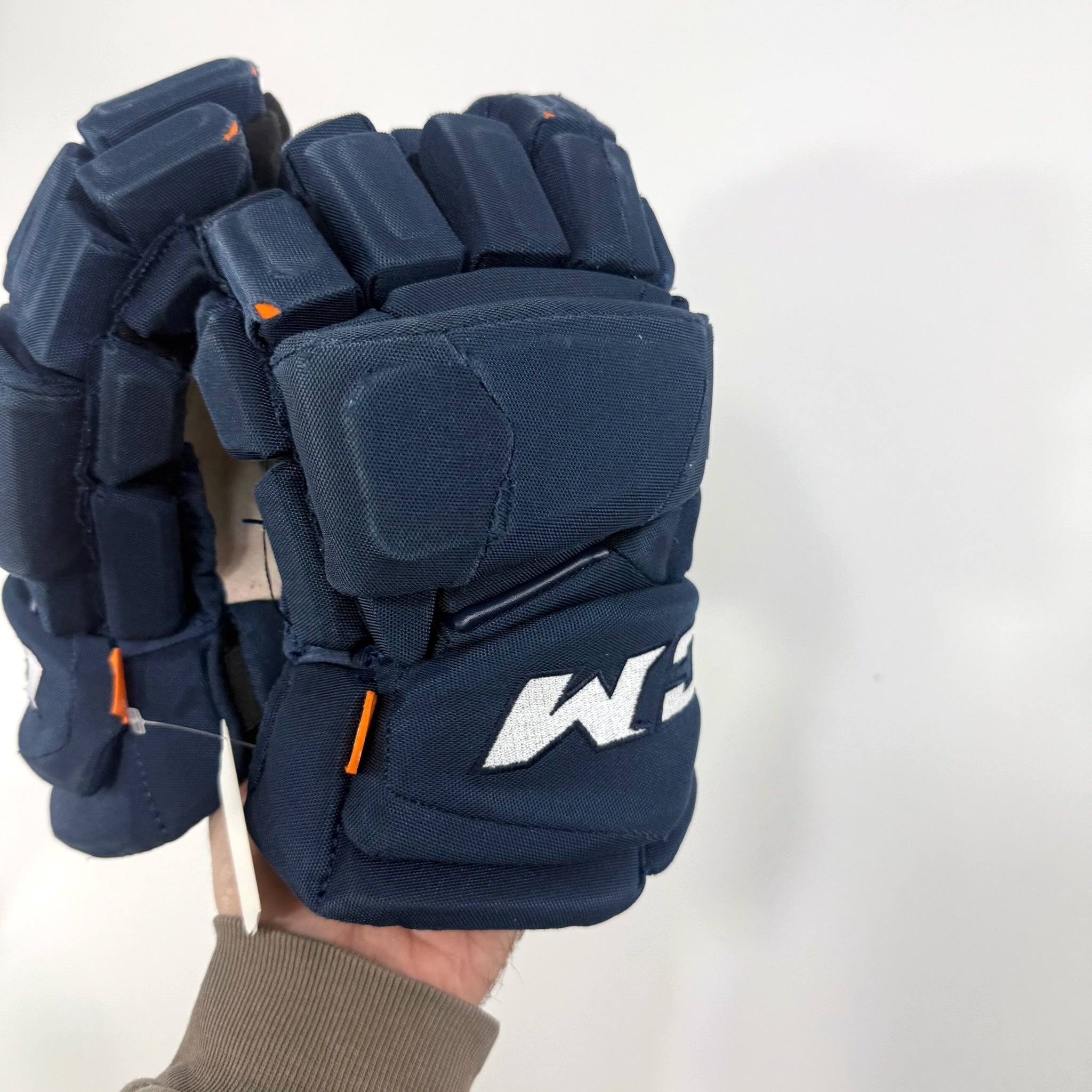Used Navy CCM Jetspeed Pro Gloves | 13" | D378