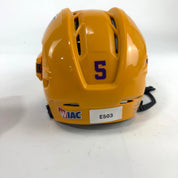 Used Sunflower Yellow CCM Tacks 910 Helmet | Medium | E503