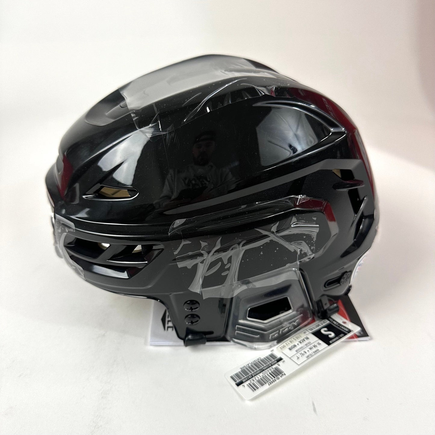 Brand New Black CCM Tacks 110 Helmet In Box - Small