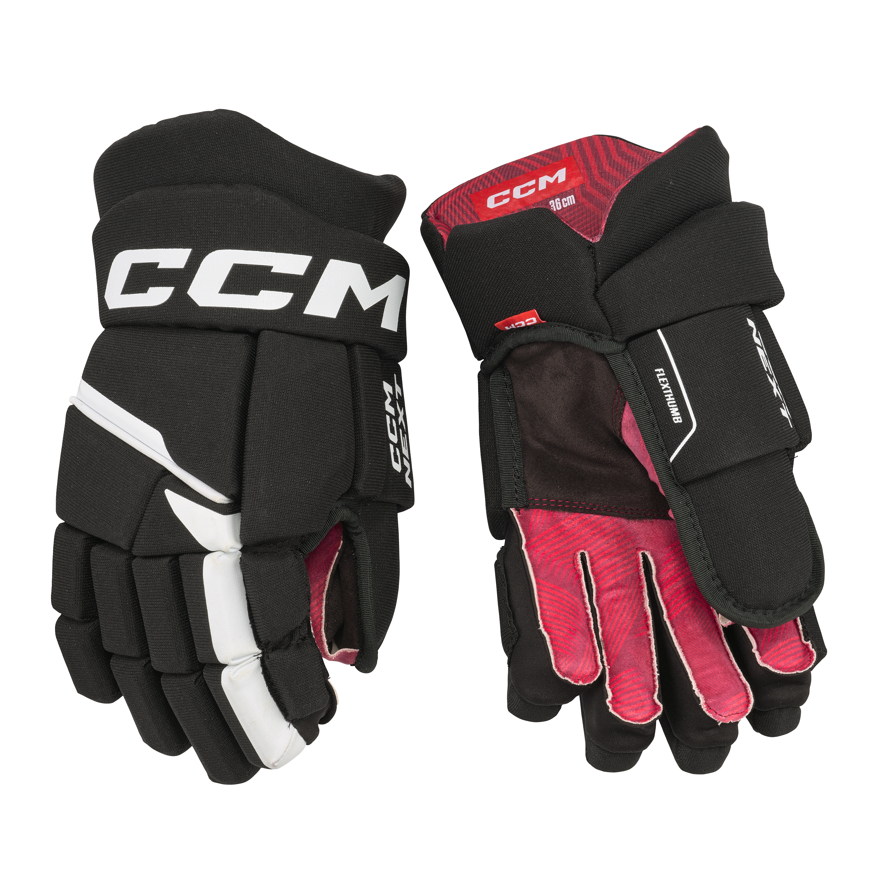 New CCM Black Next Gloves | 10" | #191520670429 - Top Flight Hockey