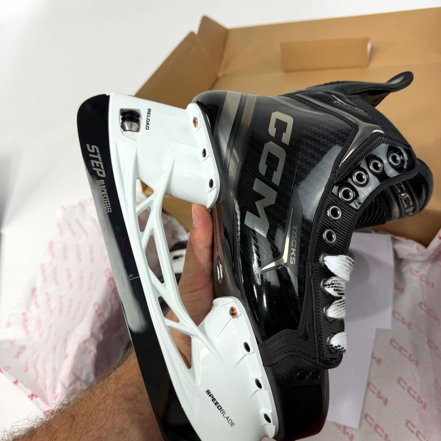 Brand New Retail CCM Tacks XF Pro Skates - Size 6.5 - Regular