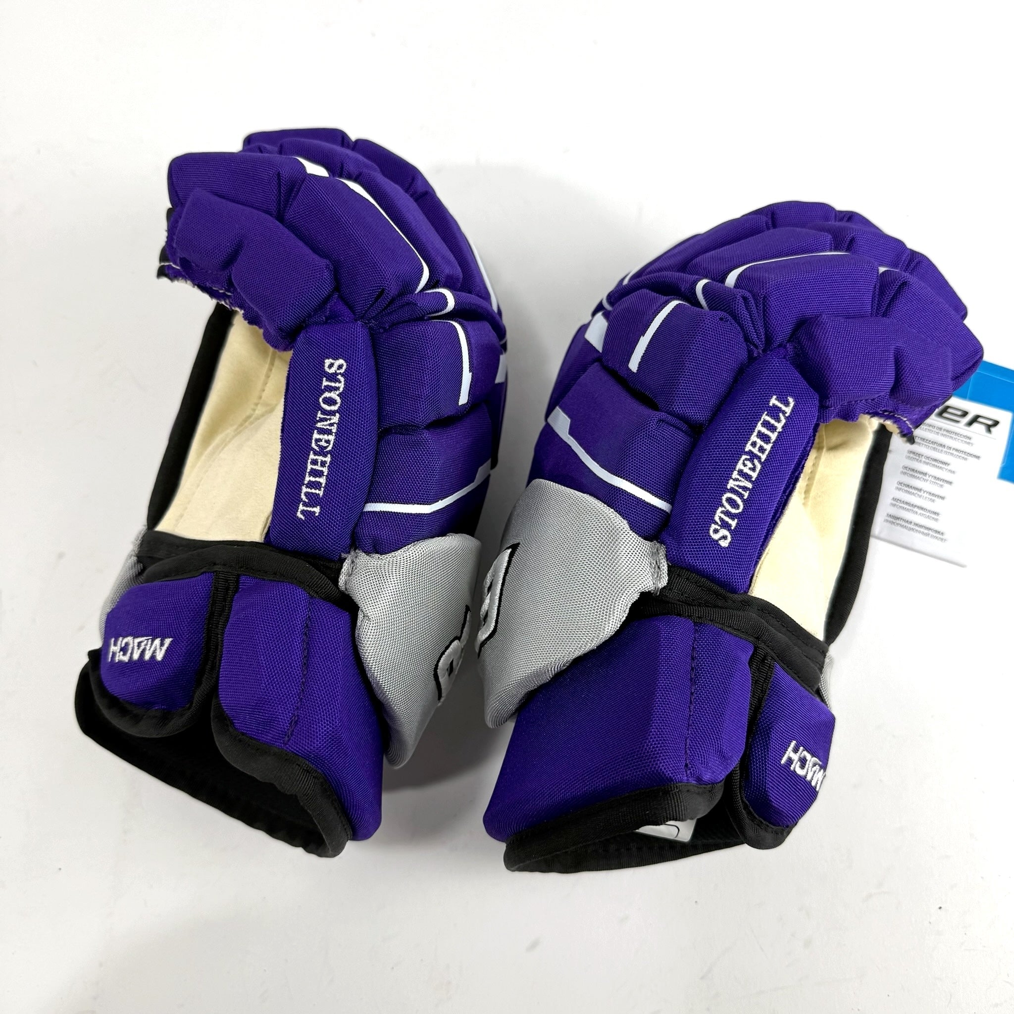 Brand New Purple Bauer Mach Pro Stock Hockey Gloves - 15" - Top Flight Hockey
