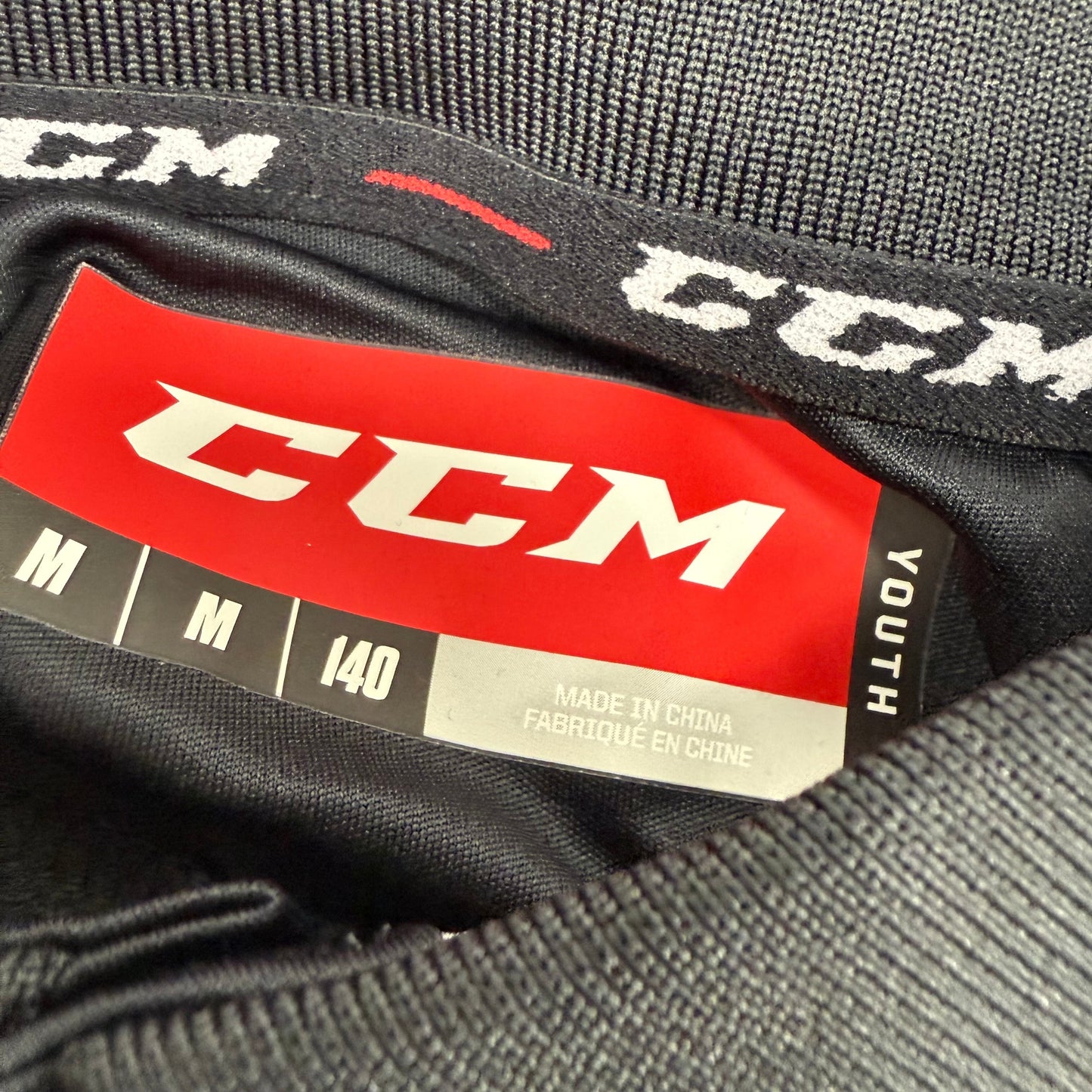 New Black CCM Youth Team Polo | Youth M | #191520162559