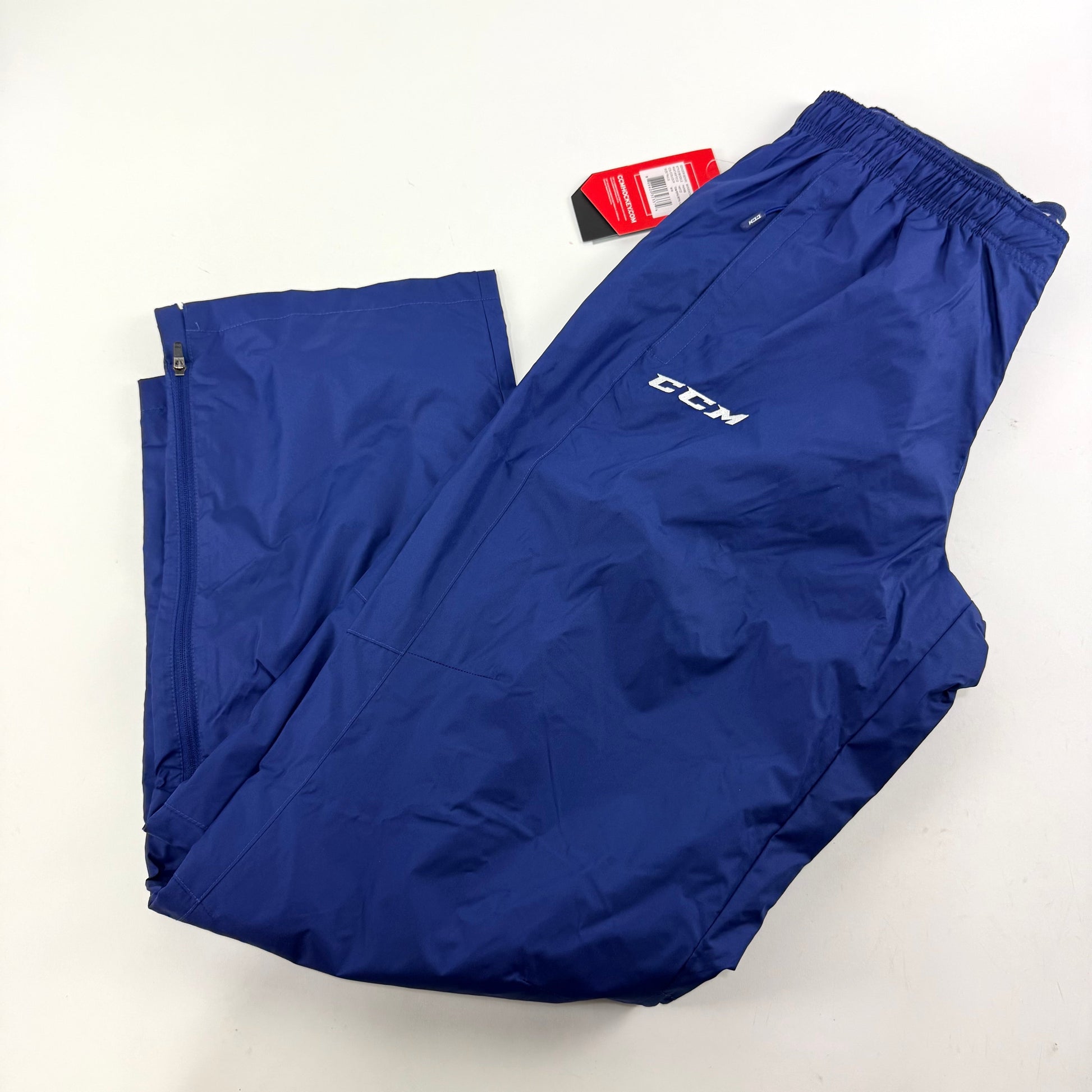 New Royal Blue CCM Adult Hockey Warm Up Pant | Senior M | #888600323374 - Top Flight Hockey