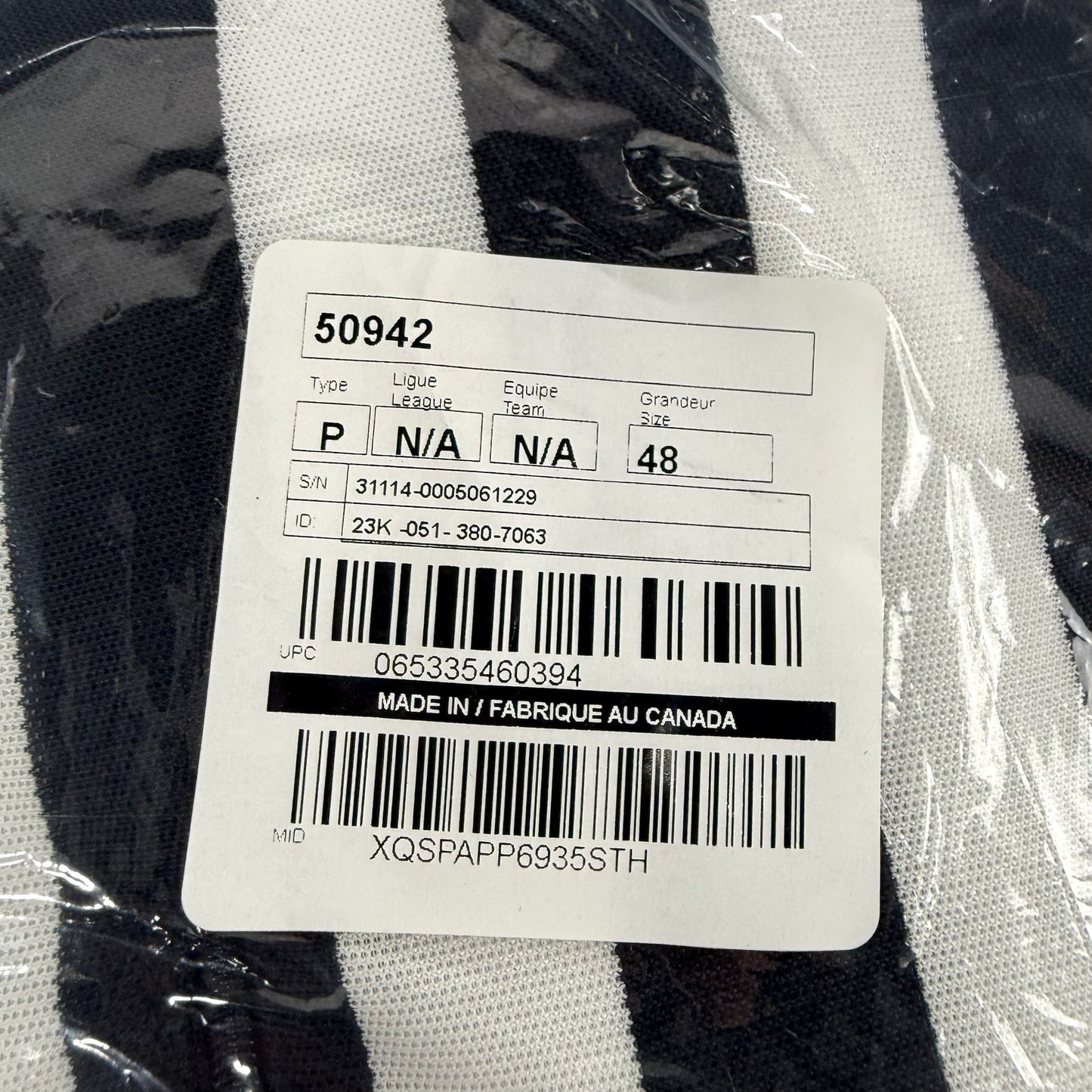 New CCM Referee Linesman Jersey | Pro Stock MIC | Size 48