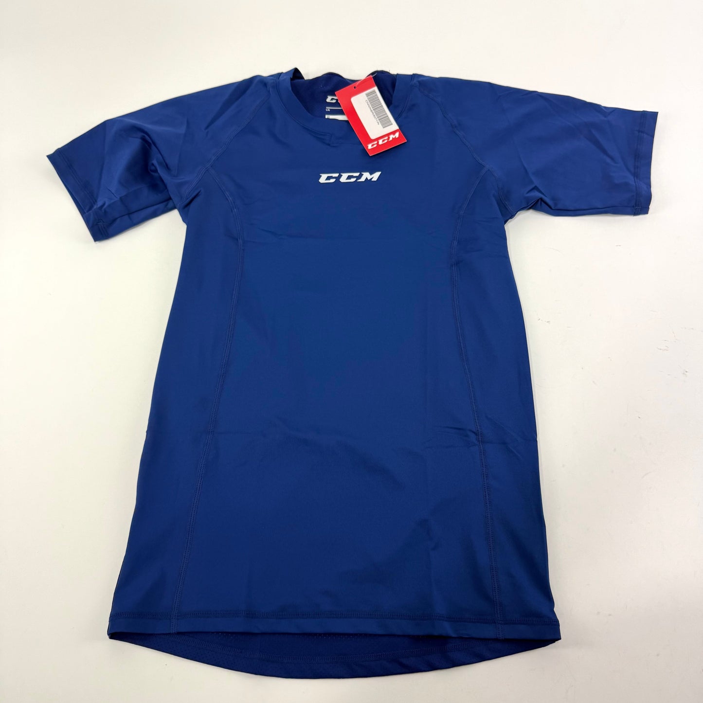 New Navy CCM Mens Compression Short Sleeve Shirt | Senior L | #191520510367 - Top Flight Hockey