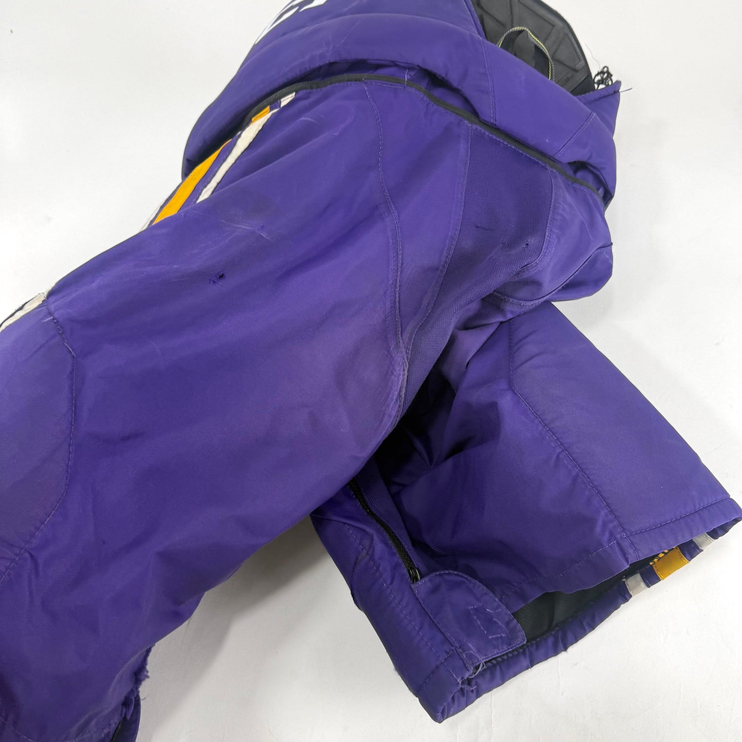 Used Purple/Yellow CCM Tacks 65C Pants | Large | E531