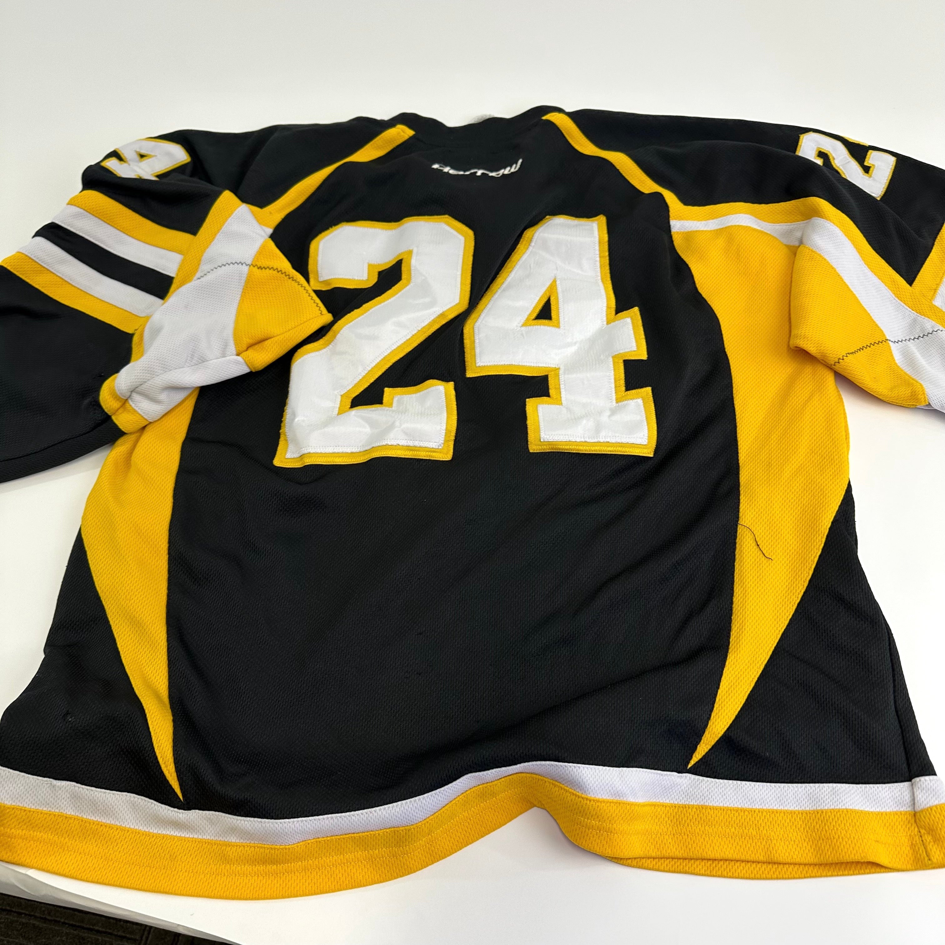 Used Adrian College Black Harrow Mens Game Jersey | Size XL | #24