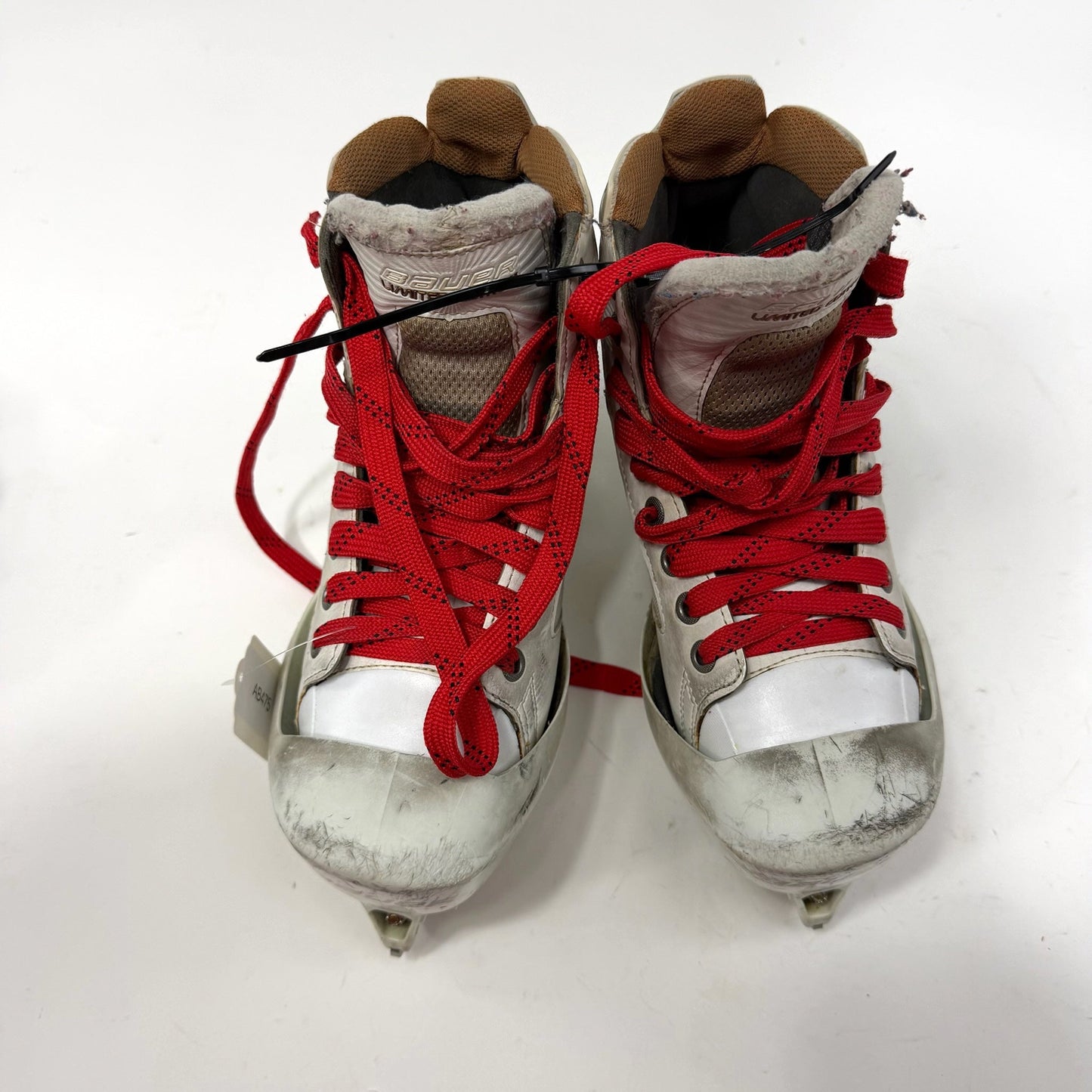 Used White Bauer Supreme One80LE Goalie Skates | Size 5 | AB475