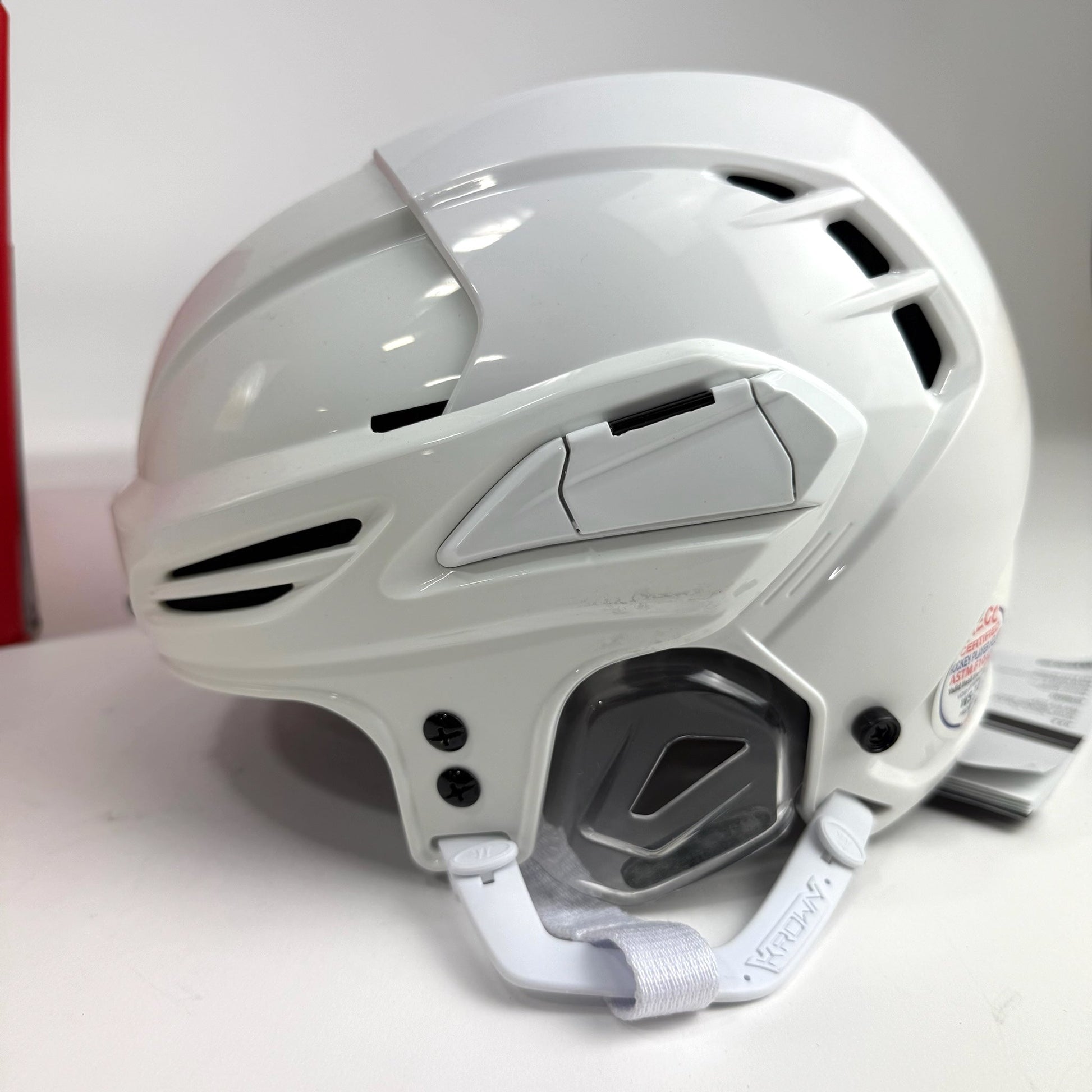 New White Warrior Covert PX2 Helmet | Senior Small - Top Flight Hockey