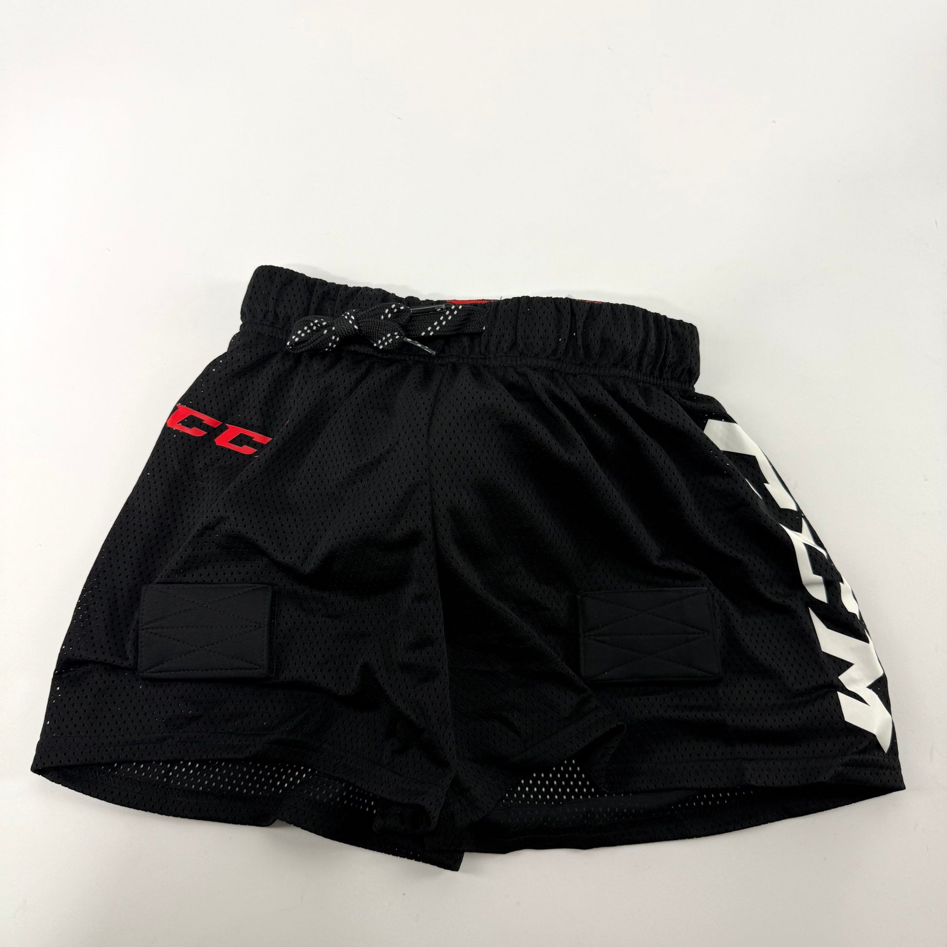New Black CCM Loose Fit Mesh Jock with Velcro Tabs | Youth S | #191520509880 - Top Flight Hockey