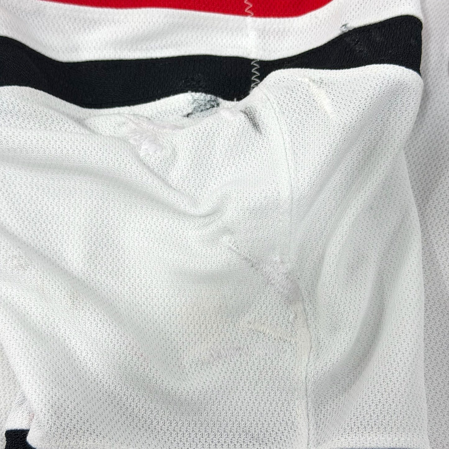 MacKenzie Entwistle #58 Away Chicago Blackhawks Game Worn Jersey 2023-2024, Set 2 | 6017-23752