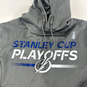 Brand New Grey Tampa Bay Lightning Fanatics Stanley Cup Playoffs 2023 Sweatshirt | #TBL283