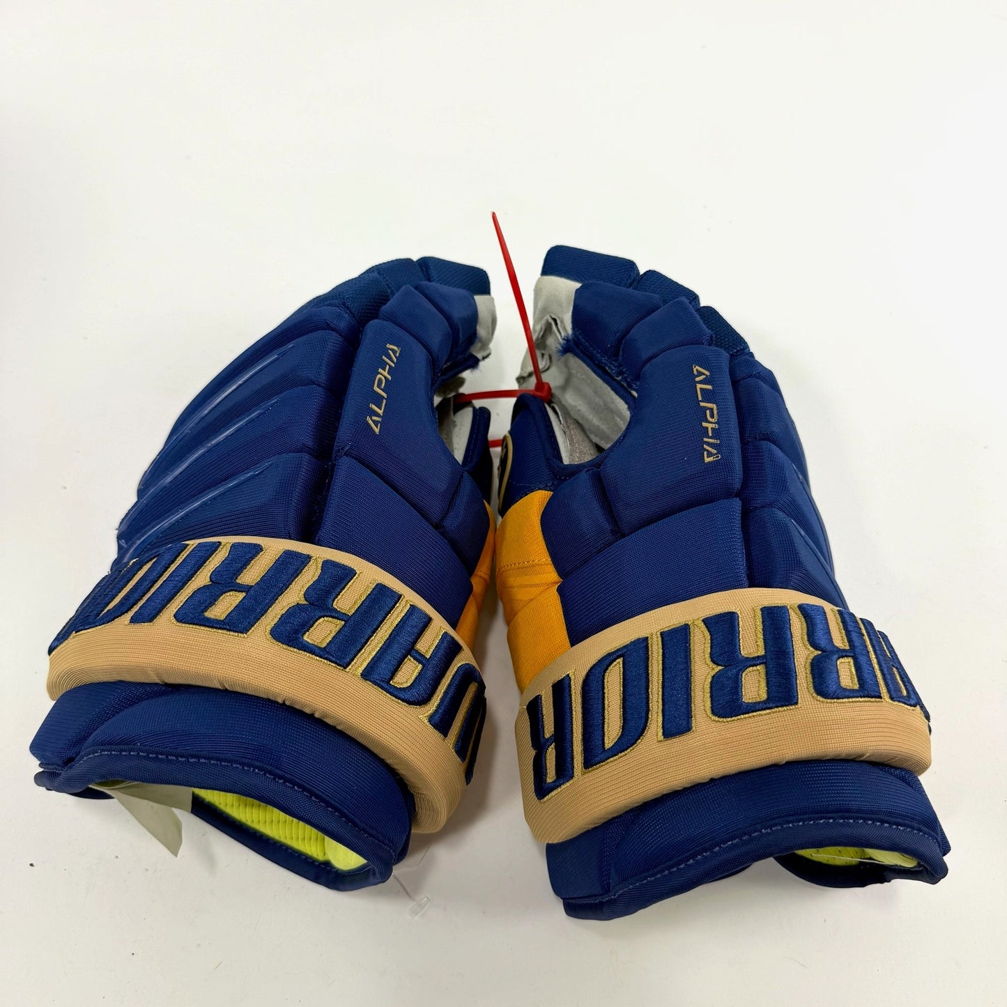 Used Once STL Blues Winter Classic Warrior Alpha QX Pro Gloves | 14" | D165 - Top Flight Hockey
