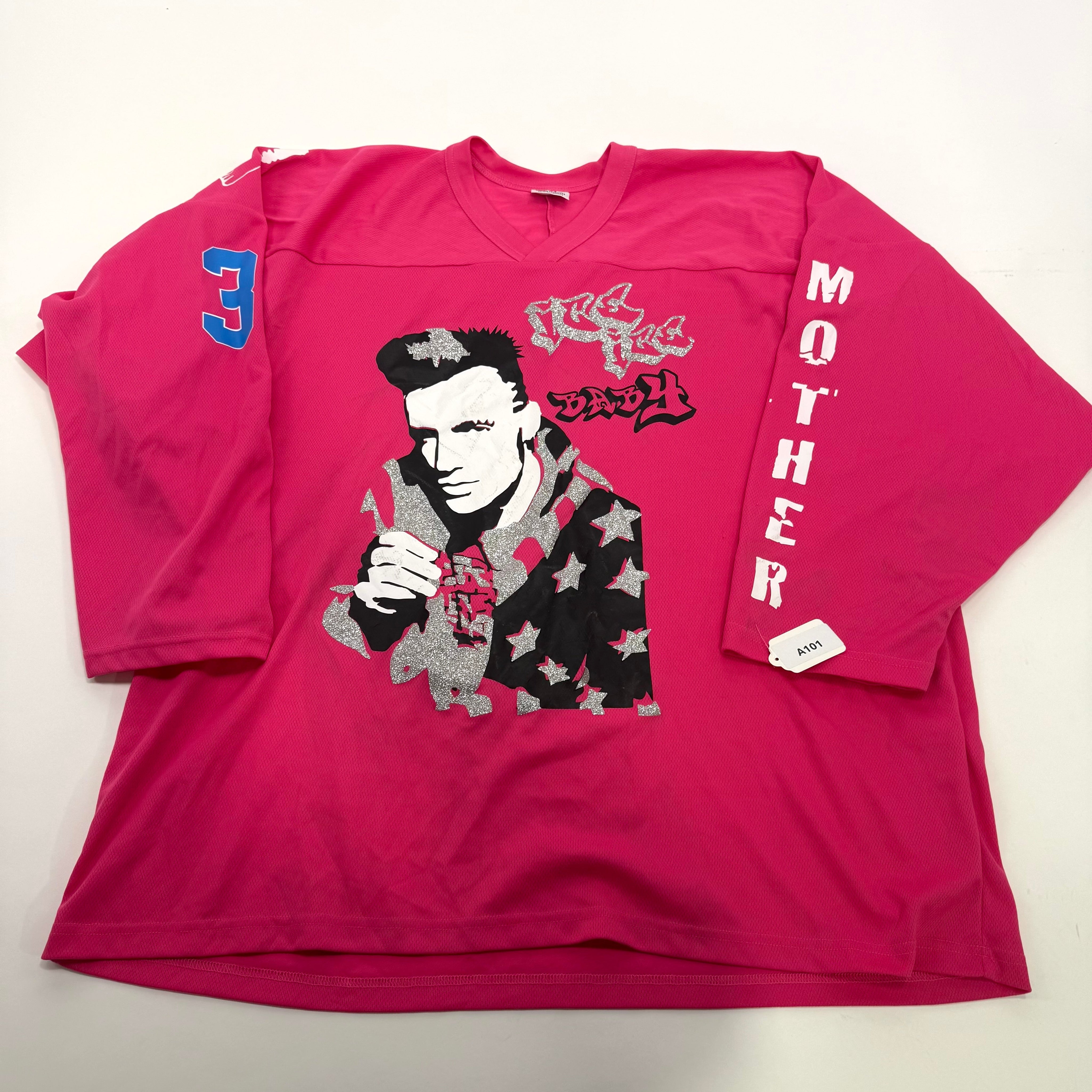 Used Pink Ice Ice Baby Jersey | Large | A101 - Top Flight Hockey