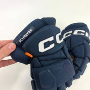 Used Navy CCM Jetspeed Pro Gloves | 14" | D354