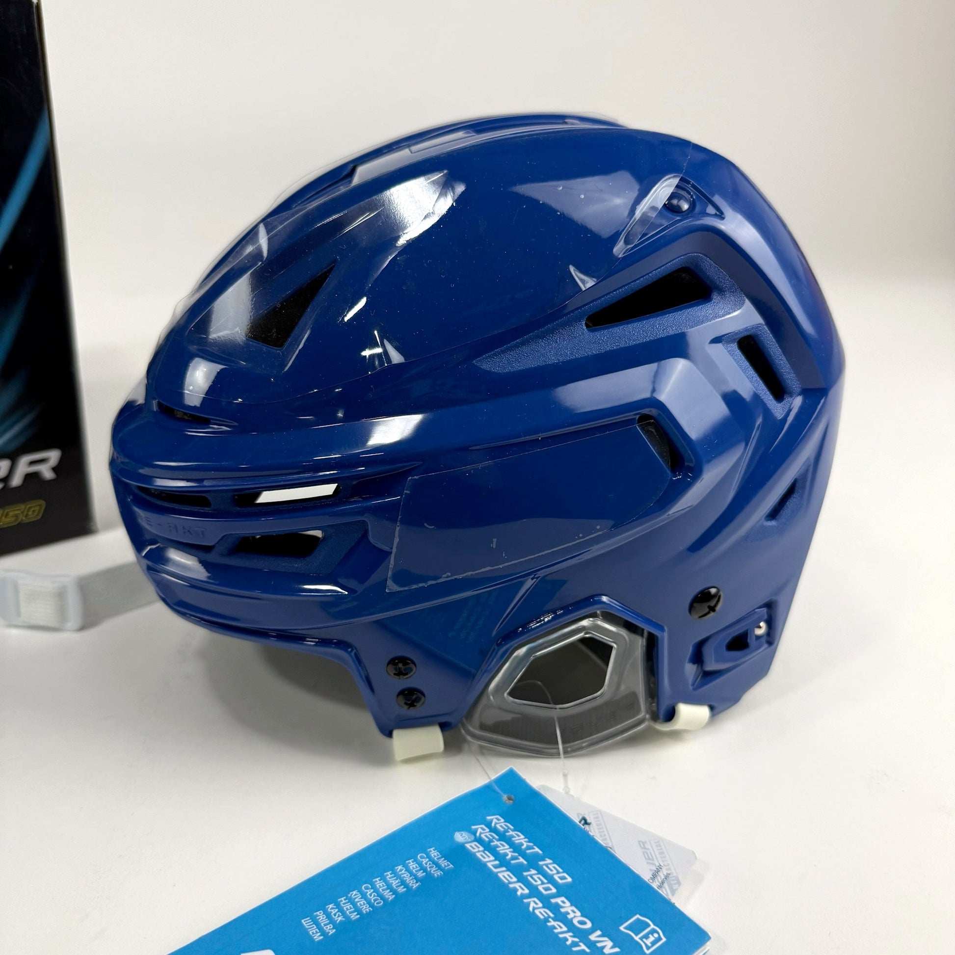 New Royal Bauer Re-Akt 150 Helmet | Senior Small | St. Louis Blues - Top Flight Hockey