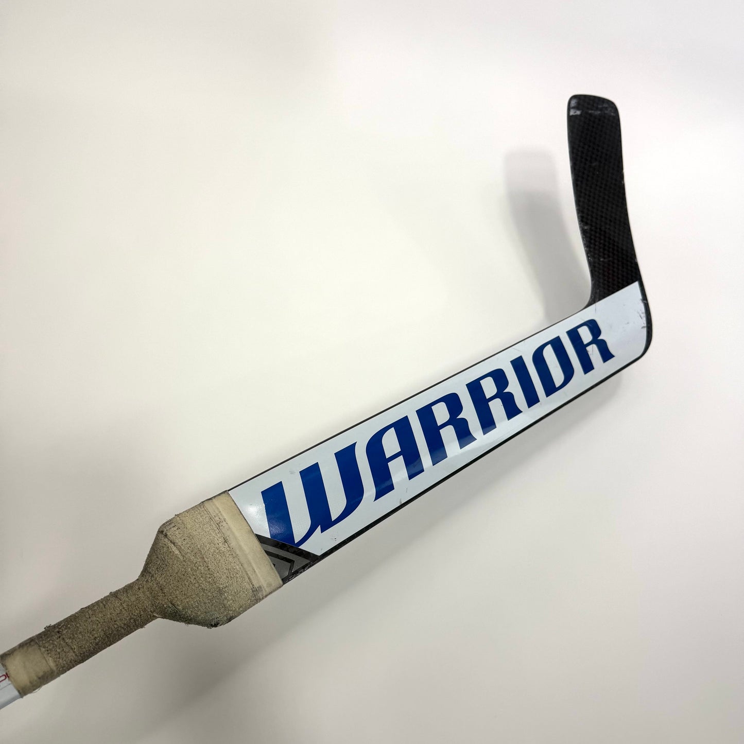Used Regular White/Red/Blue Warrior Ritual V1Pro+ Goalie Stick | 25" Paddle P31 Curve | BH446