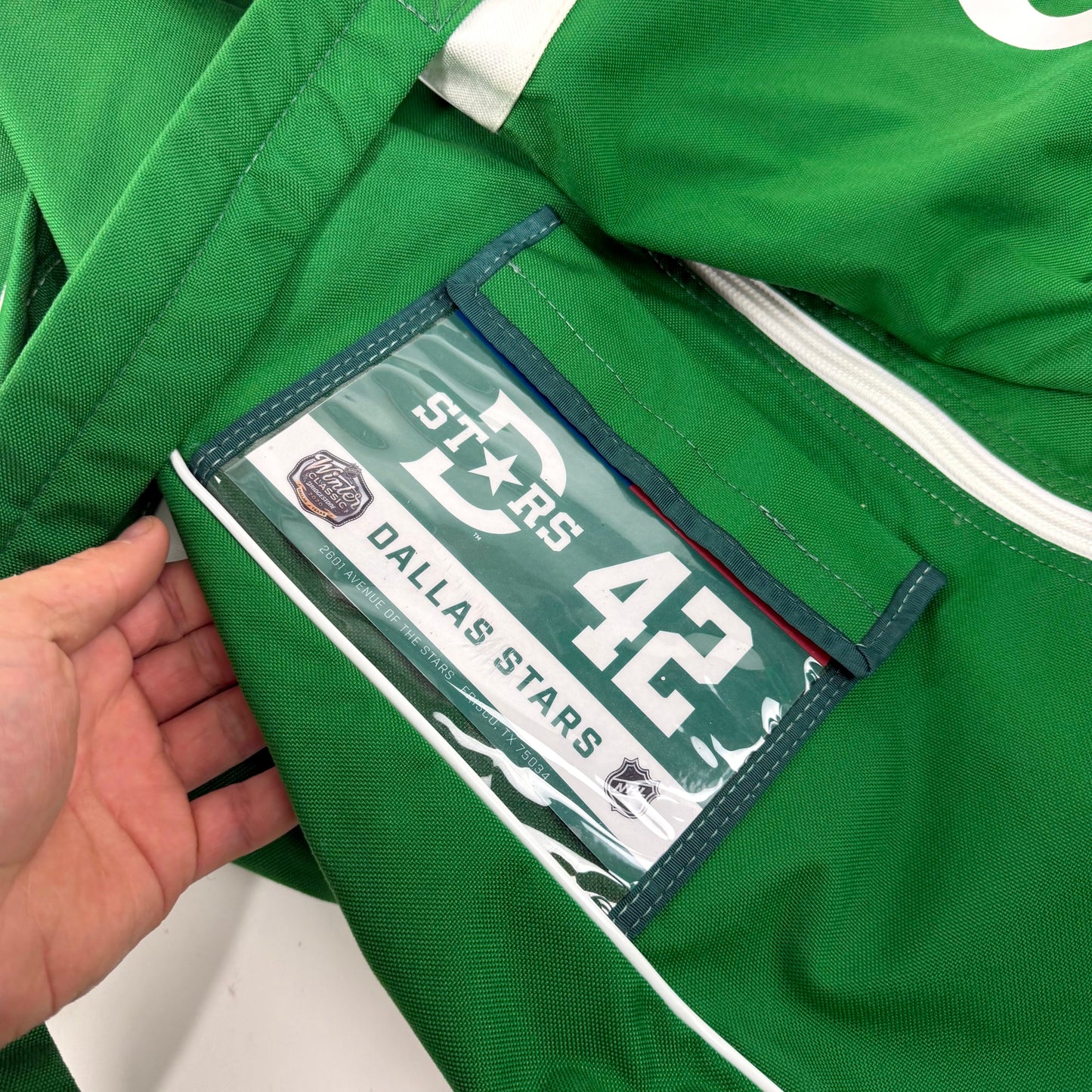 RARE - Used Dallas Stars 2020 Winter Classic Hockey Bag | #42